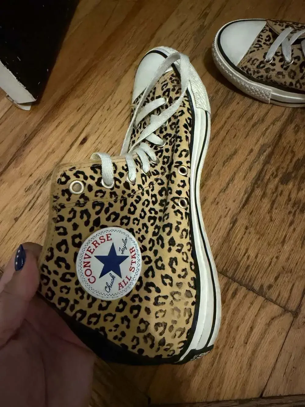Converse Chuck Taylor All Star High Top Leopard Print Sneakers
